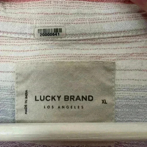 Lucky Brand  Relaxed Susie Slub Workwear Shirt - Picture 9 of 12